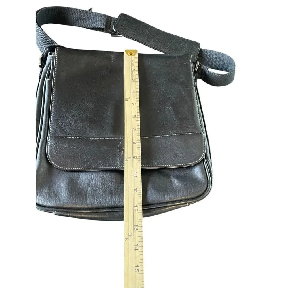 Kenneth Cole Reaction Laptop/ Tablet/ Flapover Messenger Bag Brown